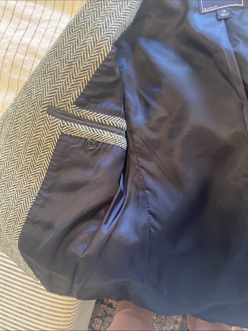 Crewcuts Wool Tweed Blazer Jacket - Picture 7 of 11